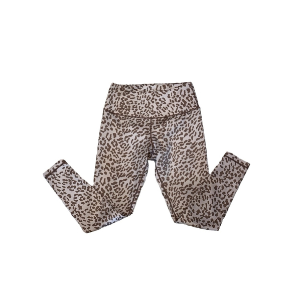 Sivan Ayla Tan + Lines Leopard Temescal Canyon Leggings Cheetah (M) - Picture 4 of 6